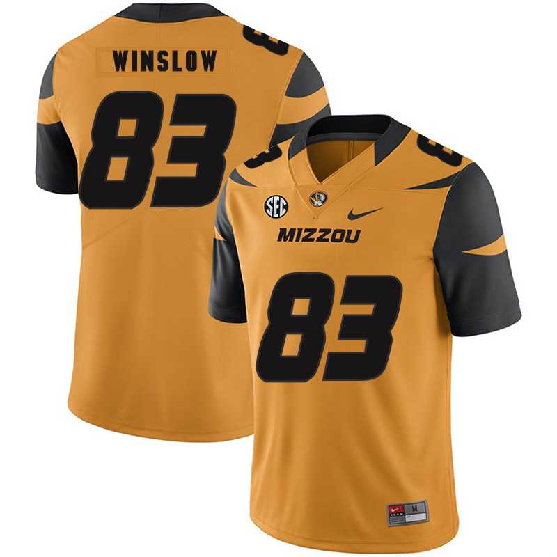 Missouri Tigers 83 Kellen Winslow Gold Nike College Football Jersey Dzhi,We sell and wholesale Missouri Tigers 83 Kellen Winslow Gold Nike College Football Jersey Dzhi on line form chian!